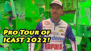 Quick tour of ICAST 2022 by the top bass pros [upl. by Selokcin]