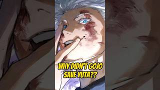 The REAL reason why Gojo didn’t come back to help Yuta fight Geto   Jujutsu Kaisen Fun Facts [upl. by Kristi]