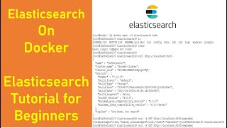 Elasticsearch on Docker  Elasticsearch Tutorial for Beginners Part4 [upl. by Obel942]