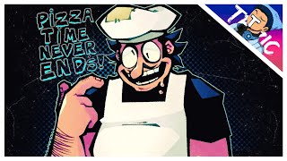 PIZZA TIME NEVER ENDS【Trizic REMIX】 Pizza Tower OST quotBoss 4 Fake Peppino Themequot [upl. by Aziza]