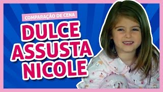 Dulce Maria assusta Nicole com quotratinhoquot I COMPARAÇÃO DE CENA de CARINHA DE ANJO I DAYANE SOUZA [upl. by Ahsercel737]