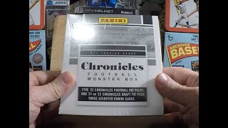 2022 Panini Chronicles Football Monster Box Opening RC LOADED nfl sportscards panini packrip [upl. by Huckaby]