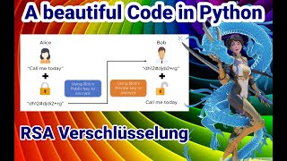 Python Tutorial deutsch RSA Verschlüsselung [upl. by Ailaroc]