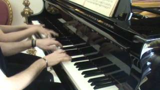 Piano  Diabelli 4 mani op149 N23 Polonaise [upl. by Nangatrad]