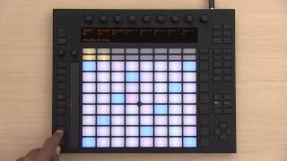 Ableton Push 1 Tutorial Part 7 Workflow [upl. by Gehman]