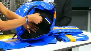 Xcase Wasserdichter Packsack 70 Liter blau [upl. by Bandur]