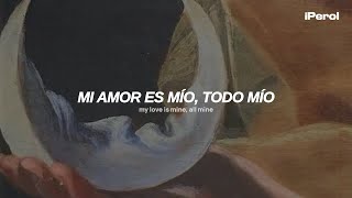 Mitski  My Love Mine All Mine Español  Lyrics [upl. by Novyart]