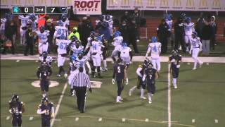 Woodland Hills vs Central Catholic  November 7 2014 WPIAL Quarter Finals [upl. by Pfister]