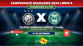 Operário Ferroviário 2x1 Coritiba FC AO VIVO  BRASILEIRO 2024 Série B [upl. by Arihsaj]