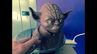 Yoda Sculpted in Monster Clay Timelaps [upl. by Ananna597]