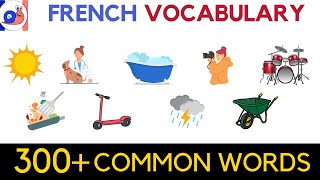 Learn 300 words in French with pictures Useful Vocabulary [upl. by Eiramave282]