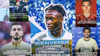 🚨 OFFICIEL LIGUE 1 L’OM officialise l’arrivée d’Ismaël Koné🚨 [upl. by Yztim217]