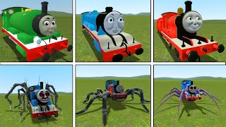 BUILD YOUR THOMAS TRAIN TEAM AND DESTROY THEM WITH GUNS AND BOMBS IN GMOD [upl. by Eaves]