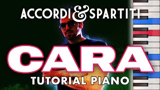 CARA Tutorial Pianoforte  Lucio Dalla [upl. by Heimer]