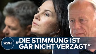 JÜRGEN TRITTIN „Entgegen manchen Eindruck ist die Stimmung gar nicht verzagt“  PARTEITAG GRÜNE [upl. by Bella]