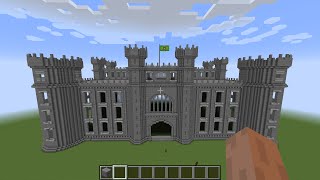 Minecraft Como Fazer um Castelo Gigante [upl. by Almita]