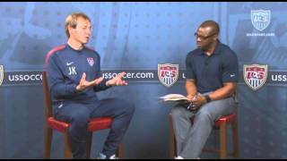 US Soccer Interview with Jurgen Klinsmann Advice for Youth Coaches [upl. by Rheinlander274]