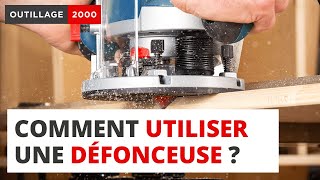 Bien utiliser une défonceuse [upl. by Pell493]