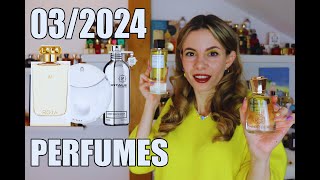 My Favorite Perfumes I wore THE MOST in MARCH 2024💗 [upl. by Haneehs520]