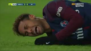 Lesión de tobillo de Neymar PSG [upl. by Xino]