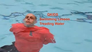 Swimming Lesson  Best Treading Water Techniques [upl. by Eniala]