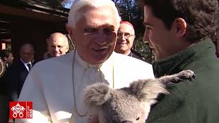 Pope Emeritus Benedict XVI  Gestures [upl. by Isabella]