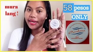 Cheap Porcelana Sunblock Review and application Philipines  Helmz Jordan [upl. by Ahtamat]