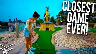 THE CLOSEST MINI GOLF GAME EVER [upl. by Sherj703]