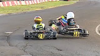 Commentator Goes Nuts During Last Laps Karting Chaos [upl. by Edwine788]