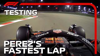 Sergio Perez Sets The Fastest Lap of Testing  F1 PreSeason Testing 2023 [upl. by Eltsirhc80]