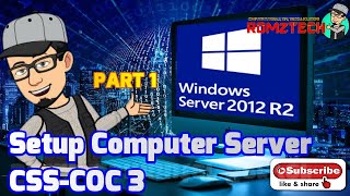 Setup Computer Server in Windows Server 2012 R2 Part 1 P2P ADDS DNS DHCP TAGALOG [upl. by Ivie]