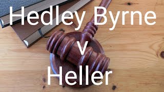 Hedley Bryrne v Heller amp Partners Ltd 1963  Pure Economic Loss Duty of Care  Case Summary [upl. by Dnalrag]