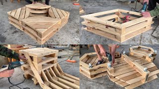 DIY Wood Pallets Ideas  Top Lavish Ideas To Make Functional Pallet Furniture For Your Garden [upl. by Zelle]