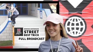 Women’s Skateboard Street Best Trick FULL COMPETITION  X Games California 2023 [upl. by Carita]