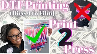 HOW TO PRINT DIRECT TO FILM DTF TRANSFERS  A STEP BY STEP TUTORIAL [upl. by Hermine]