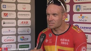 Alexander Kristoff  Interview Post Race  Stage1 Tour of Croatia 2024 [upl. by Anifled]