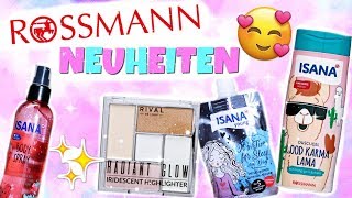 DIE COOLSTEN ROSSMANN NEUHEITEN APRIL 2018 😍  ESSENCE ISANA HIGHLIGHTER amp MEHR ♡ [upl. by Yaeger879]