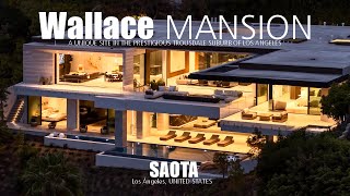 WALLACE MANSION by SAOTA Ultra Luxury Mansion in the prestigious Trousdale suburb of Los Angeles [upl. by Ahsito]