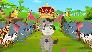 शेर की खाल में गधा  Donkey in the Lions Skin Hindi Story by Hindi Fairy Tales [upl. by Atrebor62]