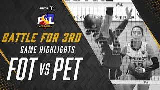 Battle for Bronze  Highlights Foton vs Petron  PSL AllFilipino Conference 2019 [upl. by Atiuqat]