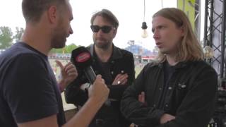 Interview The Vaccines Rock Werchter 2015 [upl. by Namyh]