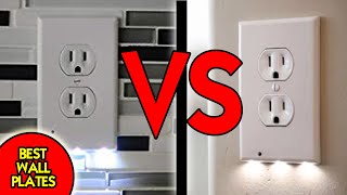 BEST WALL PLATES  SnapPower Guidelight VS Transacore Guidelight LED Outlet NightLight Comparison [upl. by Thar]