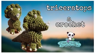 triceratops a crochet p1 [upl. by Skvorak495]