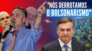 quotNós derrotamos o bolsonarismoquot diz Barroso em discurso político após ser vaiado em evento da UNE [upl. by Janie]