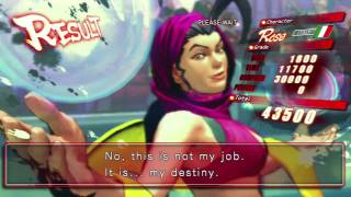 Street Fighter IV  Rose Arcade Playthrough 12 HD [upl. by Nylhtak882]