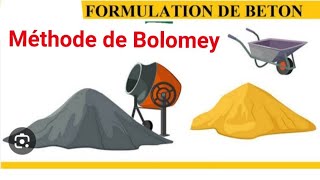 méthode de bolomey matériaux construction formulation du béton [upl. by Alarick]