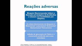 Curso de Farmacologia Aula 31  Inibidores da sintese proteica parte I [upl. by Huntley]