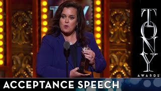 2014 Tony Awards  Rosie ODonnell  Isabelle Stevenson Award [upl. by Kassey]