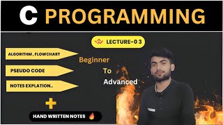 Algorithm FlowChart  Pseudo Code  Master In C Programming Series Lecture 03 JayCodingClasses [upl. by Selena]