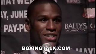 MayweatherGatti post fight press coference The PPV Star Is Born Boxingtalk Classic [upl. by Gerge711]